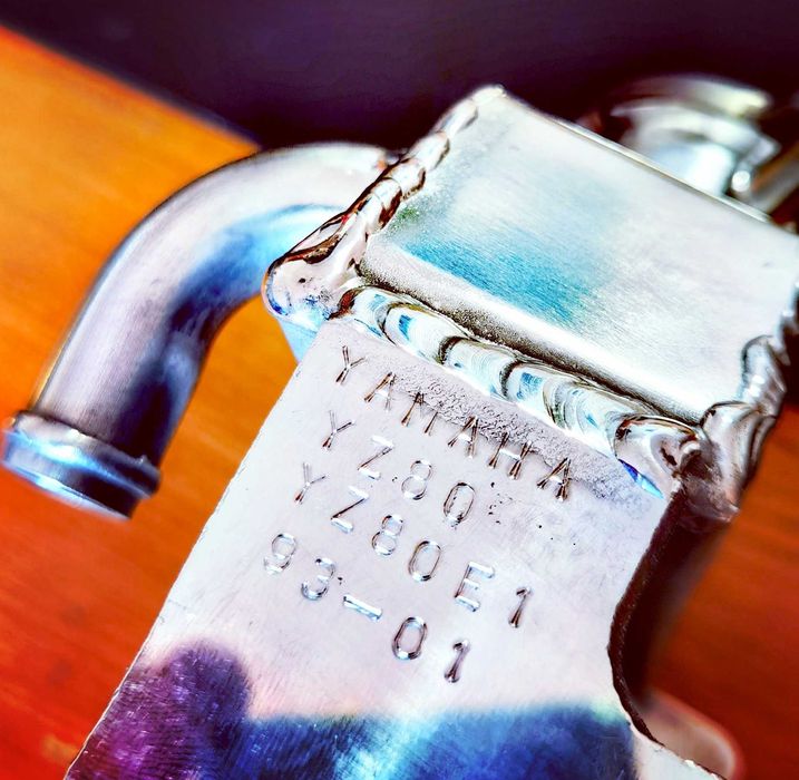 Radiador Yamaha YZ80 e YZ80E1 de 93 a 01 Alumínio de Alta Performance