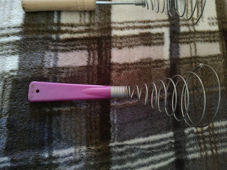 Венчик конусный (взбивалка) СССР, а также с деревянной ручкой