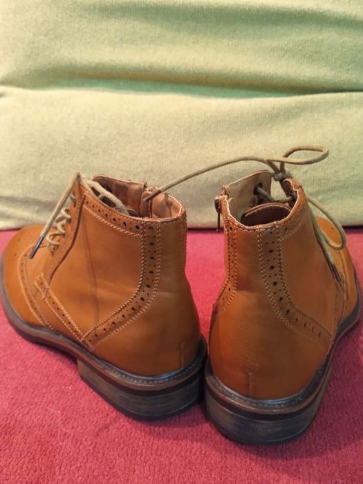 Шкіряні чоботи чоловічі класік.