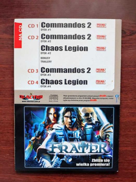 Commandos 2 Ludzie odwagi Chaos Legion 2006 gra cd action