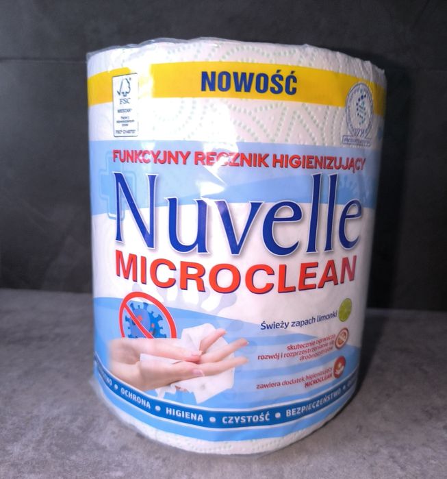 Ręcznik papierowy Nuvelle Microclean 3-warstwy, 300 listków