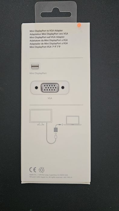 Apple Original Mini DisplayPort to VGA Adapter - Apple64751016184835121