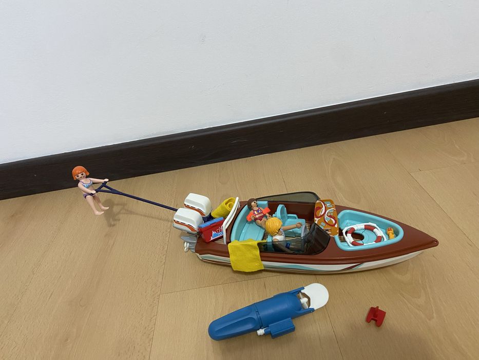 Lancha com Motor Playmobil