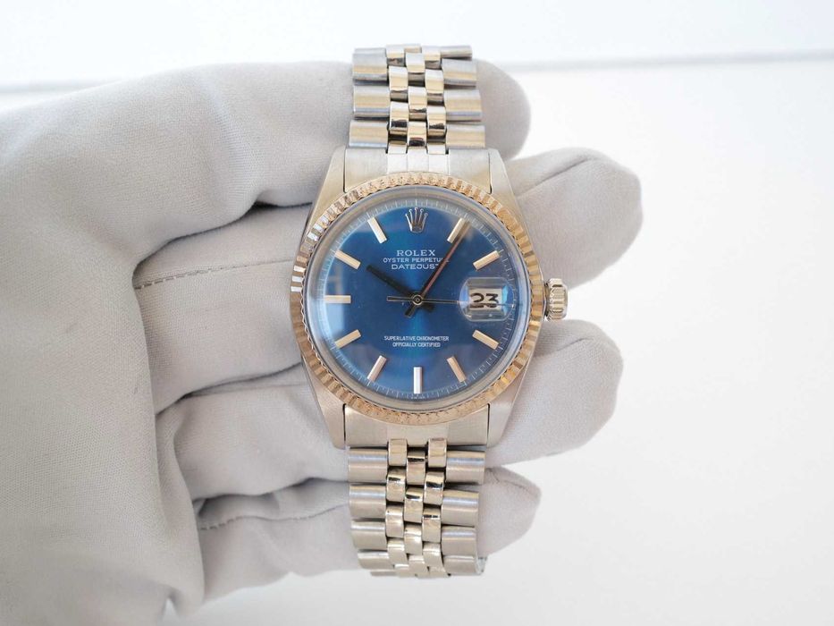 Rolex Datejust 36mm Jubilee Sigma Pie Pan Blue Dial