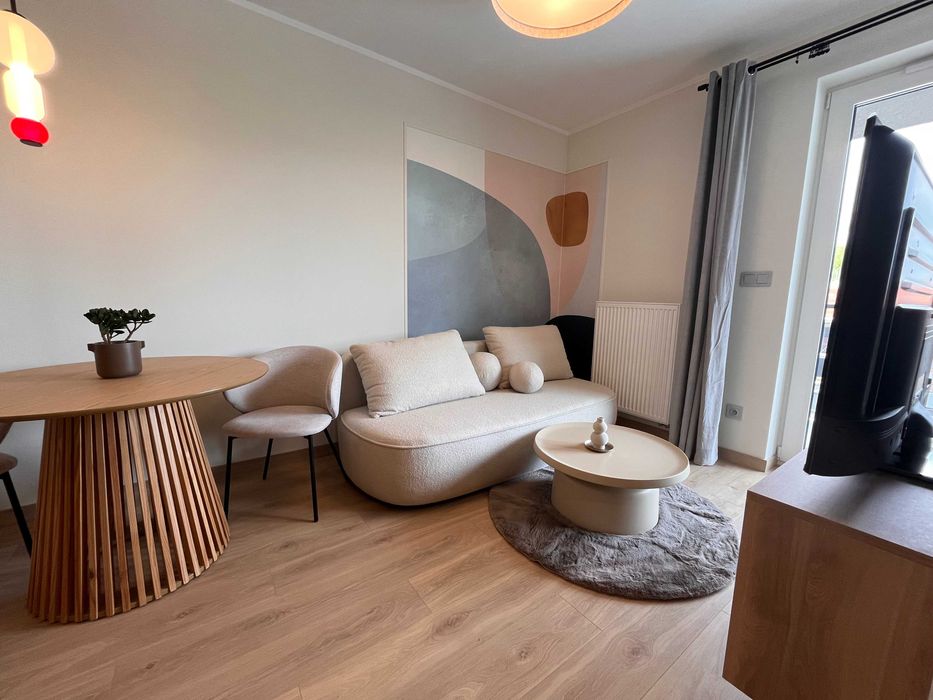 Sprzedam bezpośrednio 27,30 m2 Podmiejska NOVA ,Rynek Pierwotny, W PEŁNI UMEBLOWANE, standard PREMIUM
