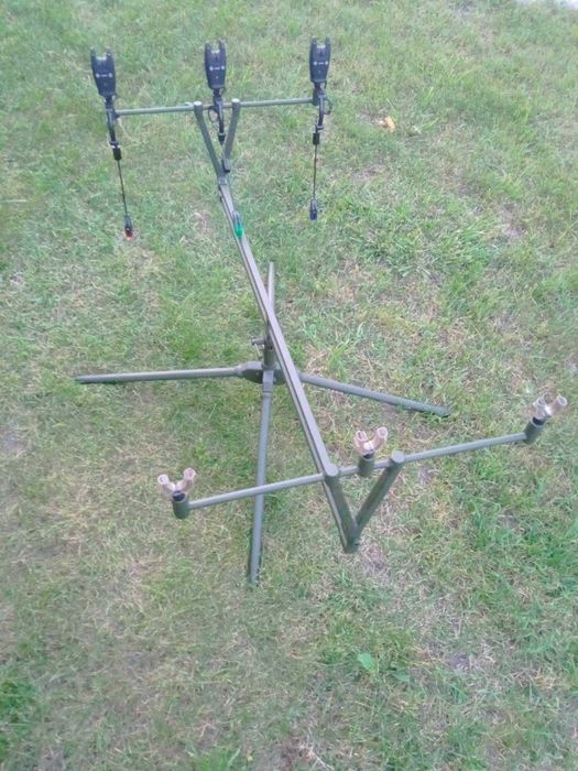 Род-под "качелька" на 3 вудилища, металевий