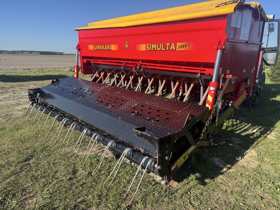 Сівалка Зернова Дискова 3-метри Simulta Junkkari 3000T як Vaderstad