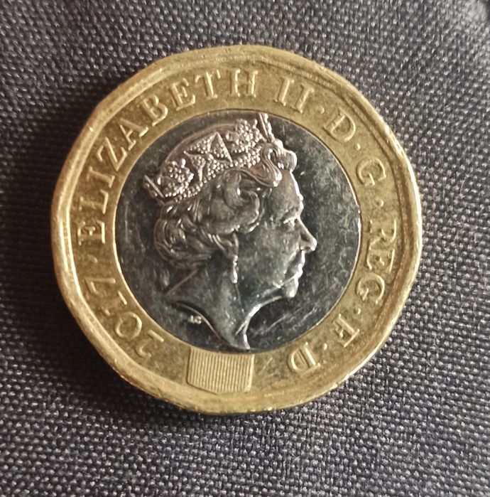 Moeda One Pound 2017 [Elisabeth II DG REG FD)