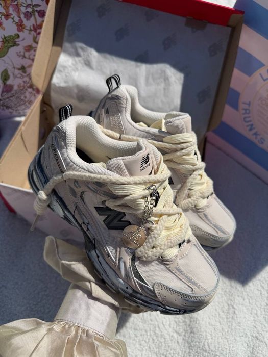 New Balance 530 Custom Beige White