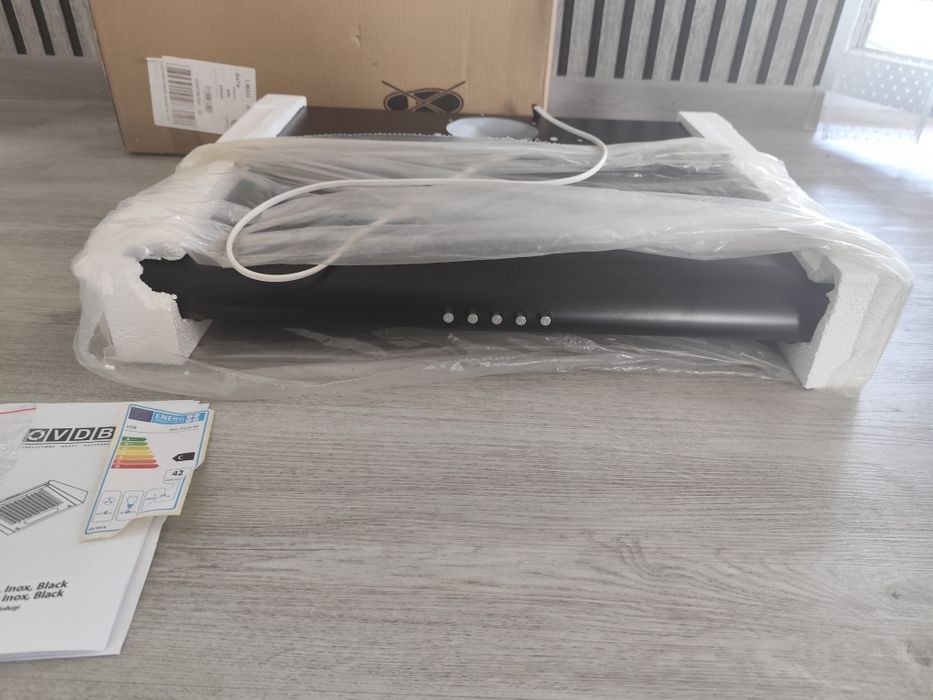 Okap VDB Slim PL 60 Czarny