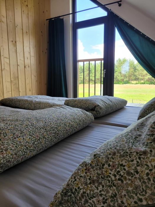 Domki Echo lasu, Zwierzyniec,  Roztocze, balia z jacuzzi, sauna