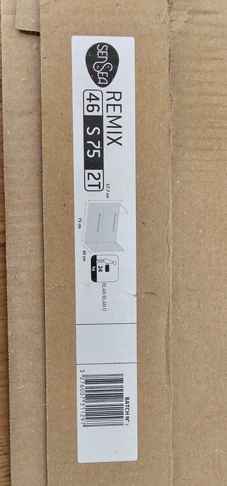 Szafka pod umywalkę Remix Biała 75cm Sensea