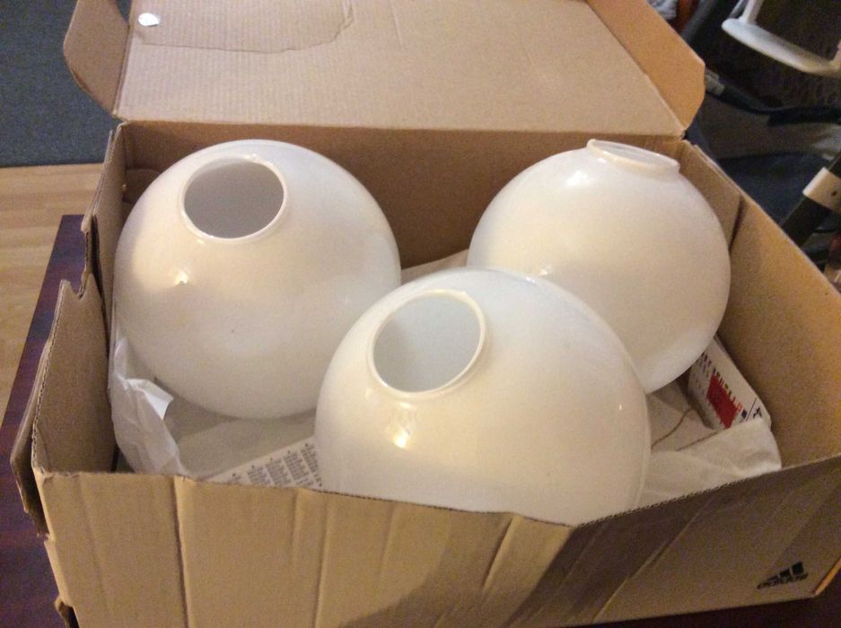 Klosze 3 szt w kształcie kuli