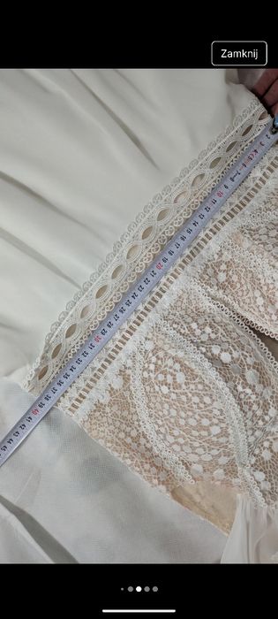 Suknia ślubna z odpinanymi rękawami