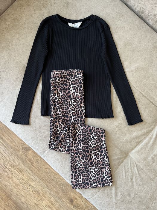 Комплект костюм ( реглан, лосіни кльош лео)