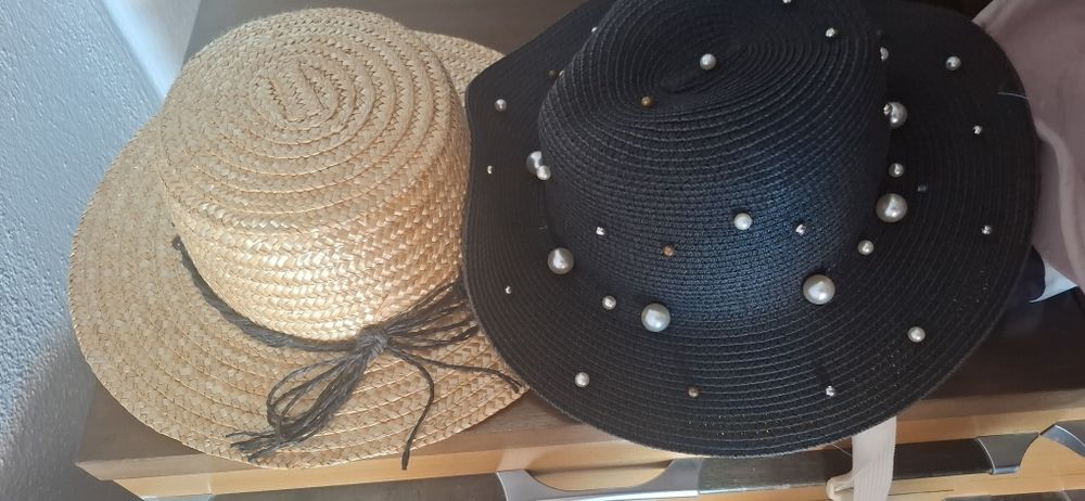 2 nowe kapelusze plażowe
