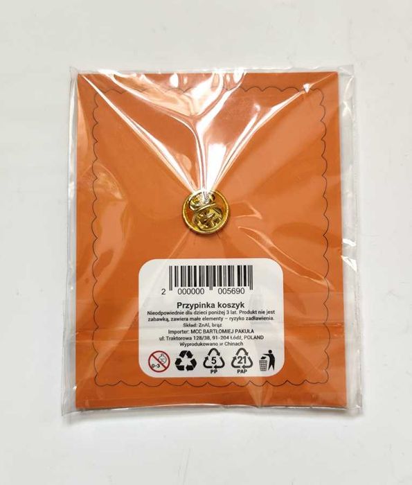 Przypinka Koszyk Pin od Kopi Rossmann limitowana edycja Broszka