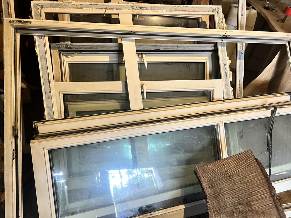 Okna po demontazu cena za wszystkie opis