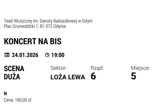 Koncert Na Bis Teatr Muzyczny
