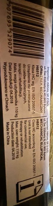 Orbitrek mechaniczny HMS H6512 Trenażer eliptyczny