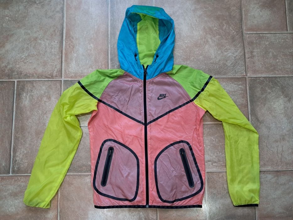 Ветровка нейлонова Nike Windbreaker Jacket Multi Color Hoodie Women's