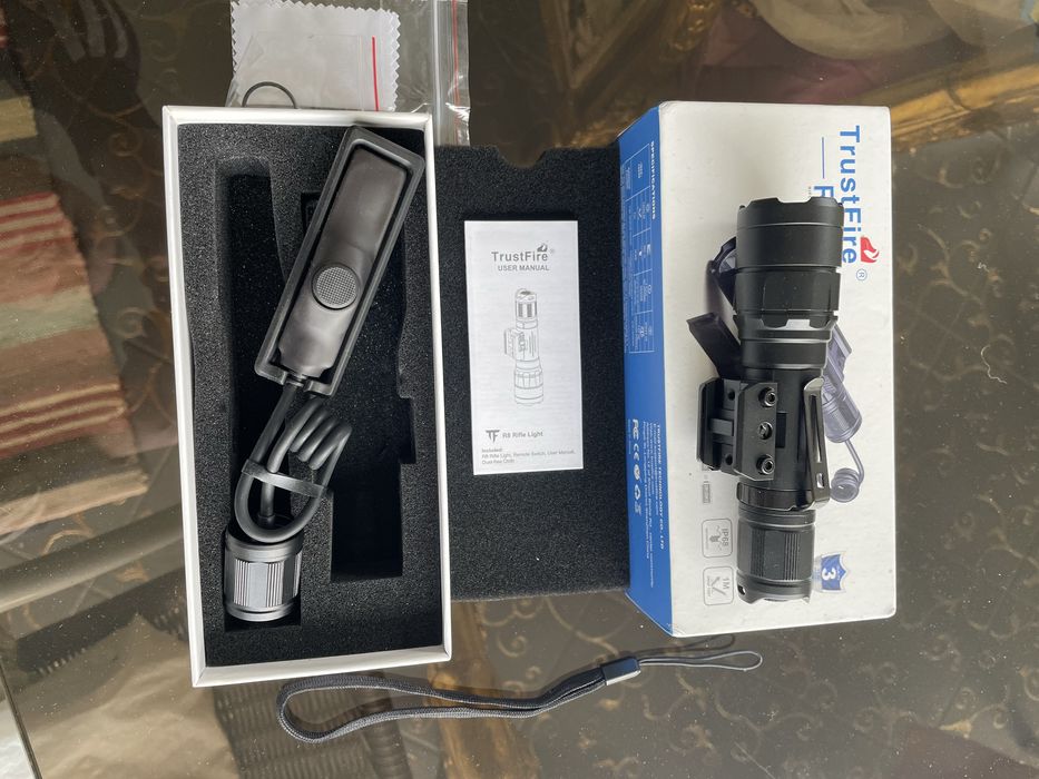 Тактичний  підствольний ліхтарик з високою яскравістю 1800 люменів