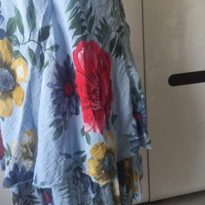 Sukienka roz M 70% bawełna 30 % Len