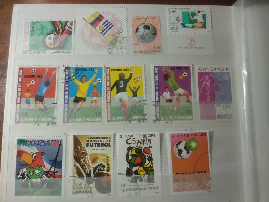 Selos tematica Futebol