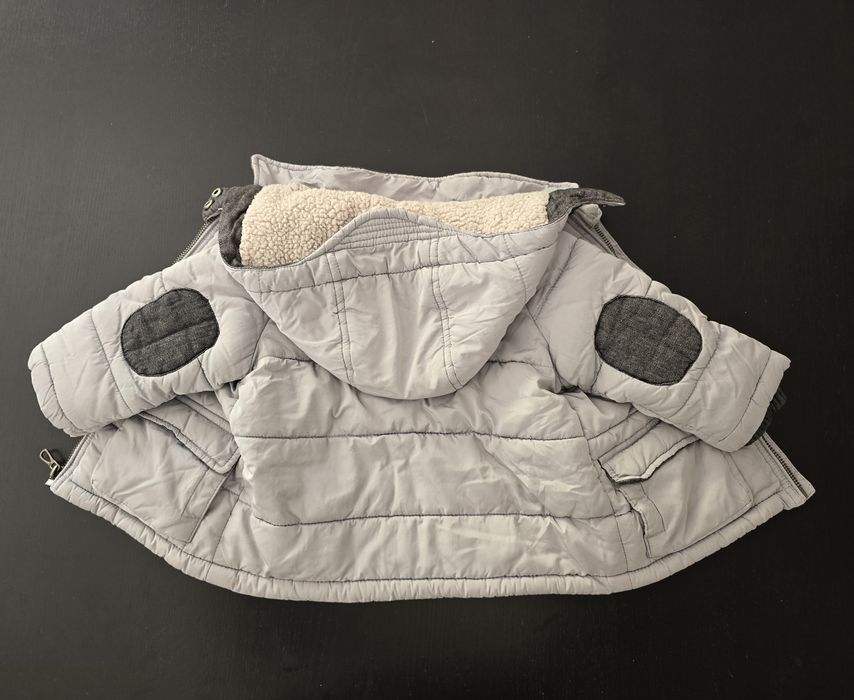 Blusão Zara BabyBoy Cinza / 9-12 meses