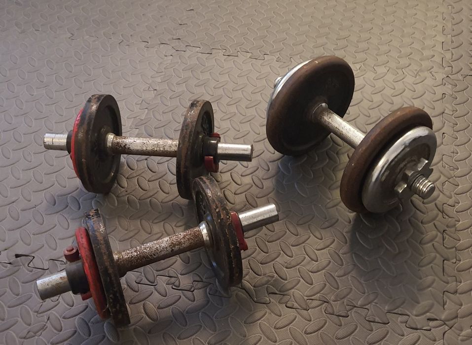 Vendo  halteres 30kg total