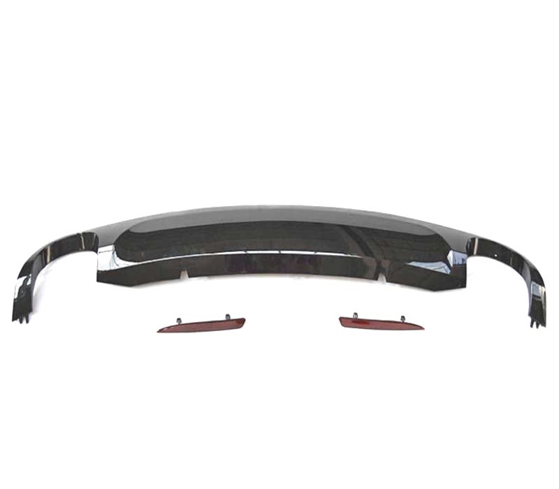 PARA-CHOQUES TRASEIRO VOLKSWAGEN VW SCIROCCO 08-14 LOOK R PDC DIFUSOR DUPLA SAIDA