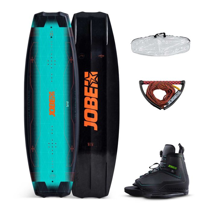 DESKA WAKEBOARD ZESTAW -Logo Wakeboard 138 & Maze Bindings Package  64 – 94 kg   eu 40 – 46