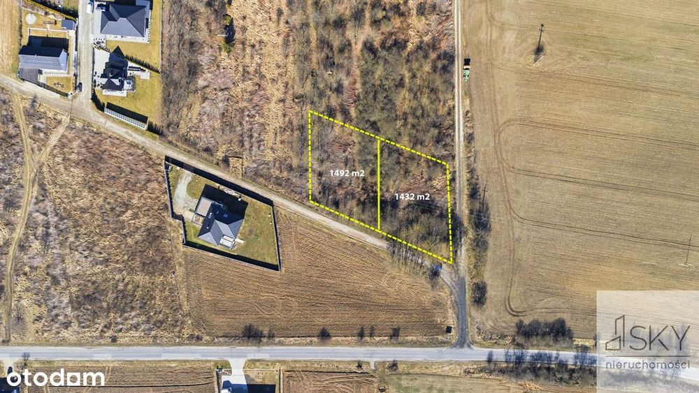 Wysoki Kościół - działka budowlana z mediami