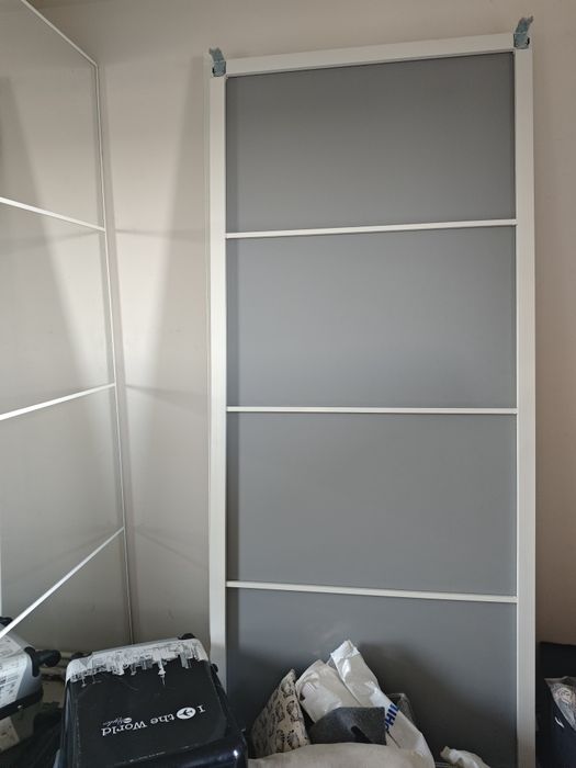 PAX Drzwi przesuwne z lustrami 2x100cm wys.236cm