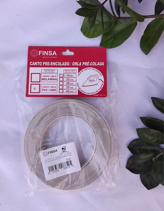 Orla pré-colada para debruar móveis cor  maple super mate