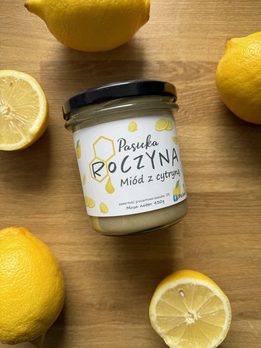 Miód z cytryną liofilizowaną. Miód smakowy
