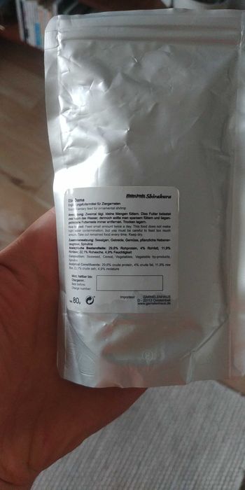 Ebi Dama Shirakura pokarm dla krewetek 80g