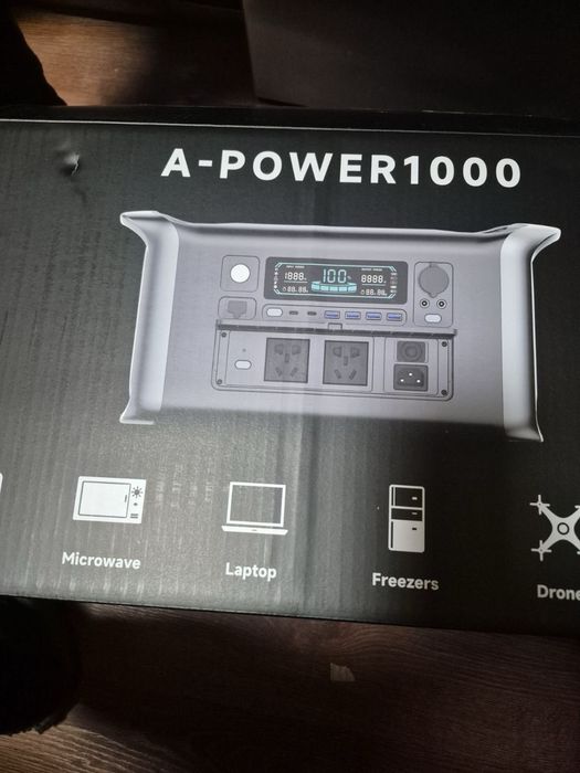 Портативна зарядна станція A-Power 1000 1800Вт