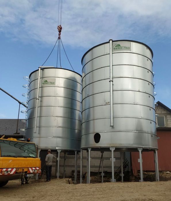 Silos 100 ton zbożowy z montażem 120t 180t 220t Marco-Polo nowy