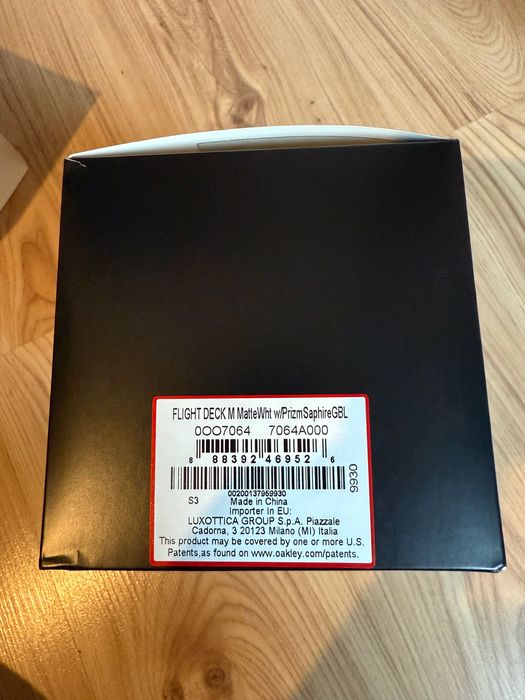 Google Oakley FLIGHT DECK M Matte Wht w/Prizm Saphire GBL