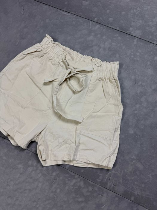 Moraj beżowe krótkie spodenki damskie szorty (M) 90s 80s y2k letnie