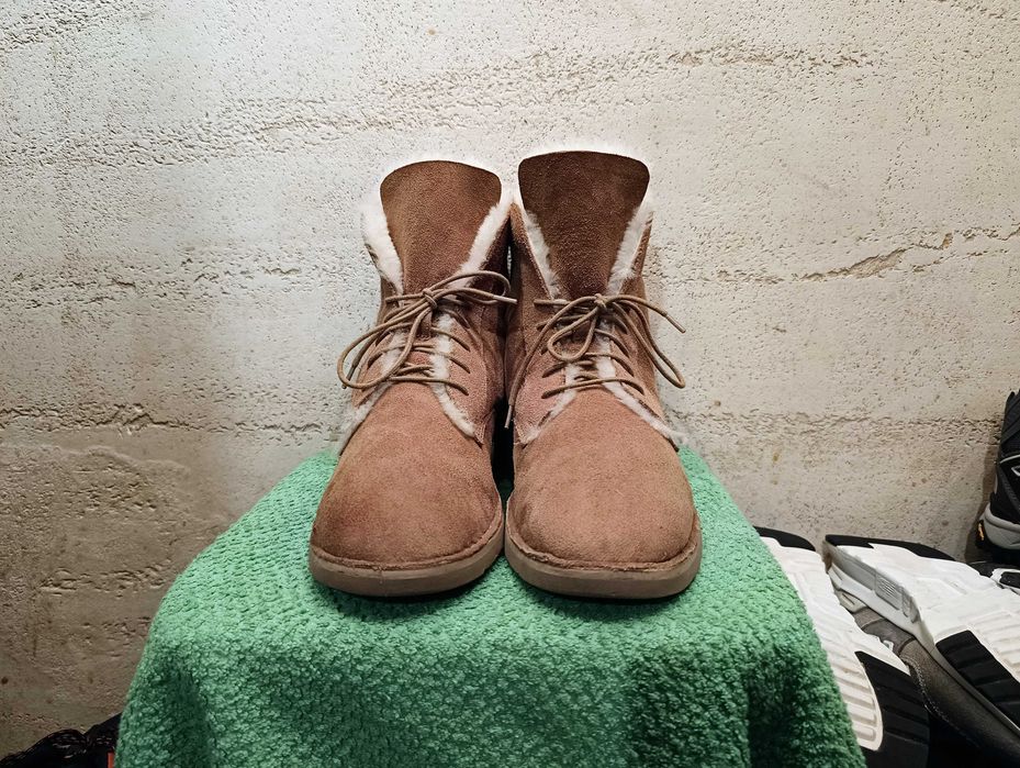 Damskie zimowe botki UGG QUINCY r.42 skóra stan bardzo dobry