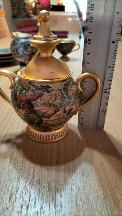 Vintage. Mui raro e antigo conjunto de café de 6 peças. Made in Italy.