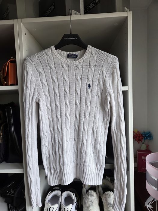 Lekkie sweterek Ralph Lauren warkocz