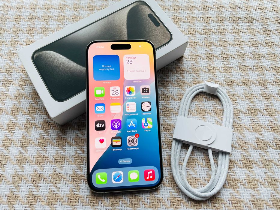 IPHONE 15 PRO 256Gb Natural Titanium NEVERLOCK ( 34804)