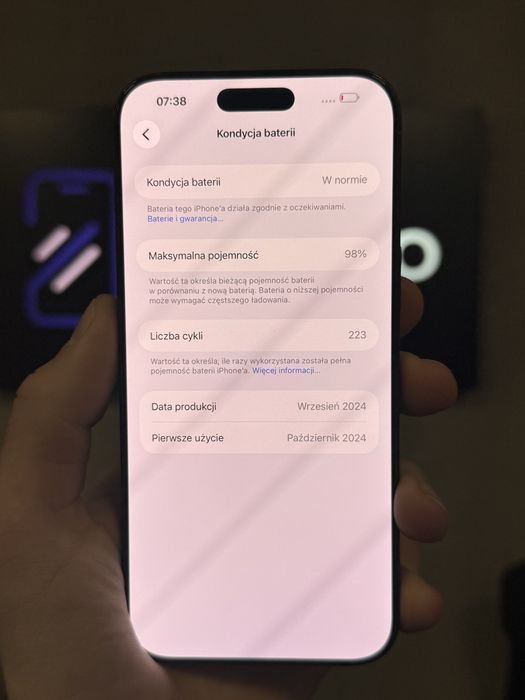 RATY 0% iPhone 16 Pro Max 512GB BATERIA 98% GWARANCJA 12 miesiecy!!!