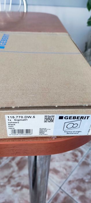 Przycisk do Geberit Sigma 01 czarny