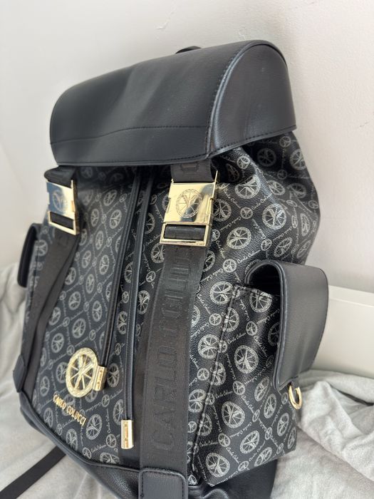 Plecak skórzany carlo colucci unisex