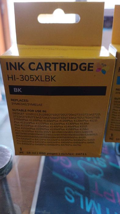 Tinteiros HP 305xl Preto ou Cores Compatível
