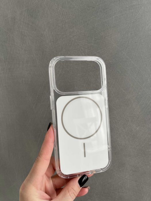 Чохол White Magsafe для iPhone 17 Pro Max айфон 17 про макс чехол кейс